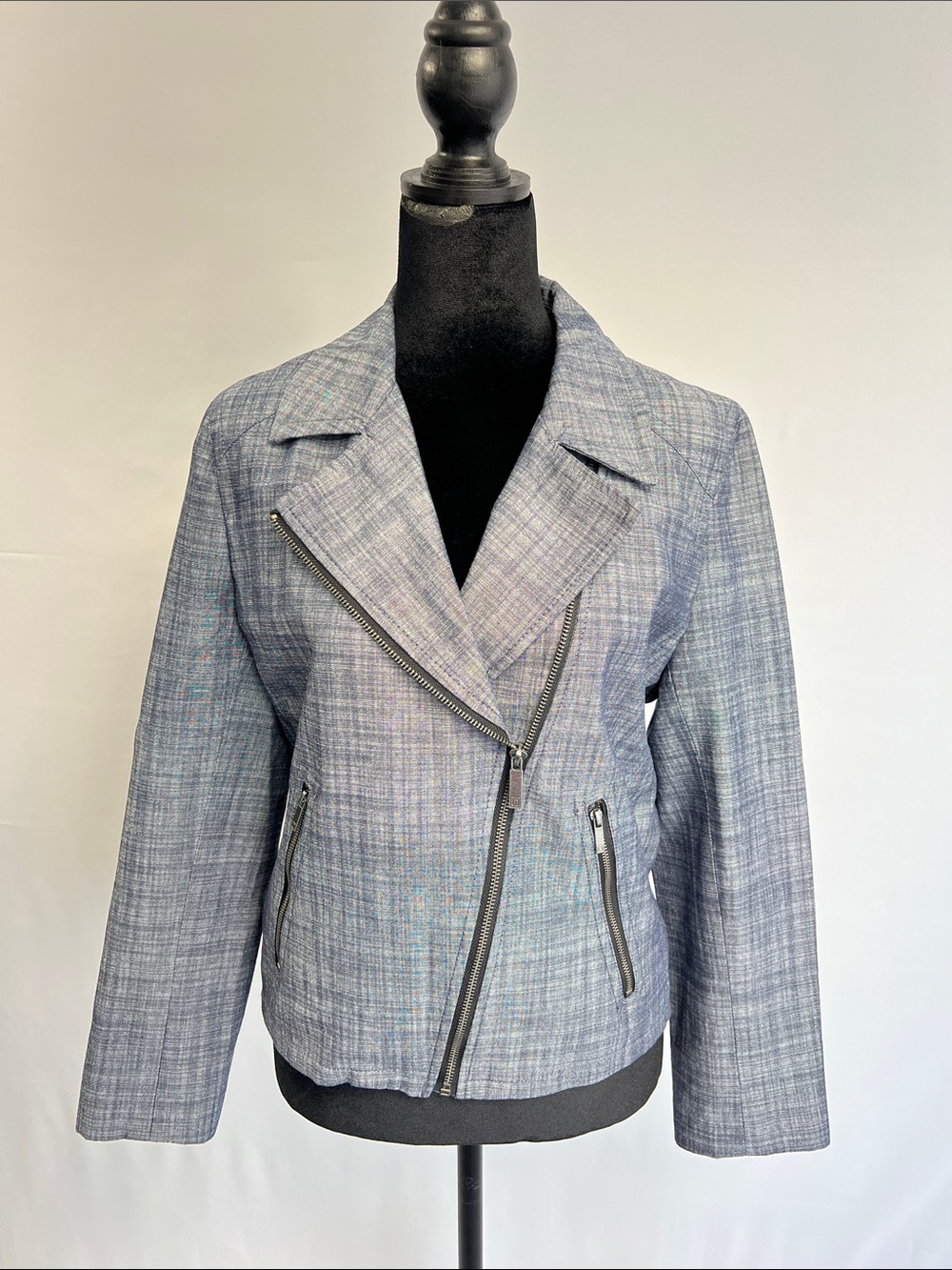 Liz Claiborne Asymmetrical Zip Jacket